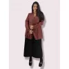 Plus Size Jacket Σακάκι Δέρμα - Μπορντώ Plus Size Jacket Σακάκι Δέρμα - Μπορντώ