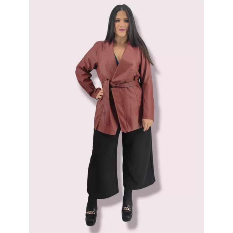 Plus Size Jacket Σακάκι Δέρμα - Μπορντώ Plus Size Jacket Σακάκι Δέρμα - Μπορντώ