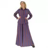 Σετ Πουκάμισο με Oversized Παντελόνα – Εμπριμέ (μπλε) Σετ Πουκάμισο με Oversized Παντελόνα – Εμπριμέ (μπλε)