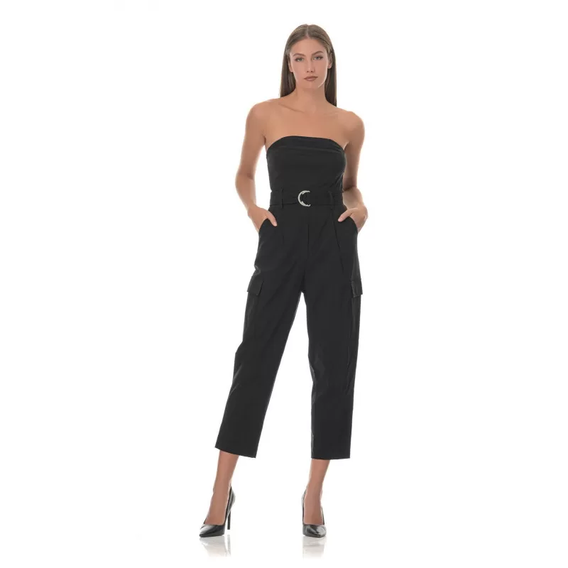 Ολόσωμη Φόρμα Strapless Capri - Μπεζ