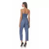 Ολόσωμη Φόρμα Strapless Capri - Μπλε Ολόσωμη Φόρμα Strapless Capri - Μπλε