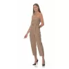 Ολόσωμη Φόρμα Strapless Capri - Μπεζ