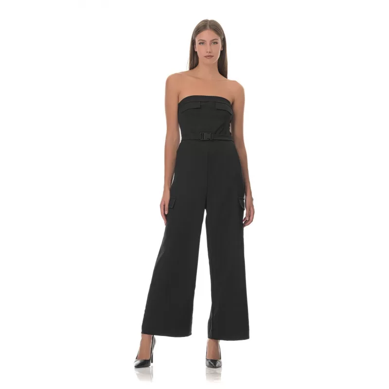 Ολόσωμη Φόρμα Strapless Cargo - Μαύρο Ολόσωμη Φόρμα Strapless Cargo - Μαύρο