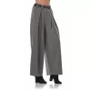 Παντελόνα Με Πιέτες Oversized - Γκρι Παντελόνα Με Πιέτες Oversized - Γκρι