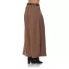 Παντελόνα Με Πιέτες Oversized - Καφέ Παντελόνα Με Πιέτες Oversized - Καφέ