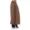 Παντελόνα Με Πιέτες Oversized - Καφέ Παντελόνα Με Πιέτες Oversized - Καφέ