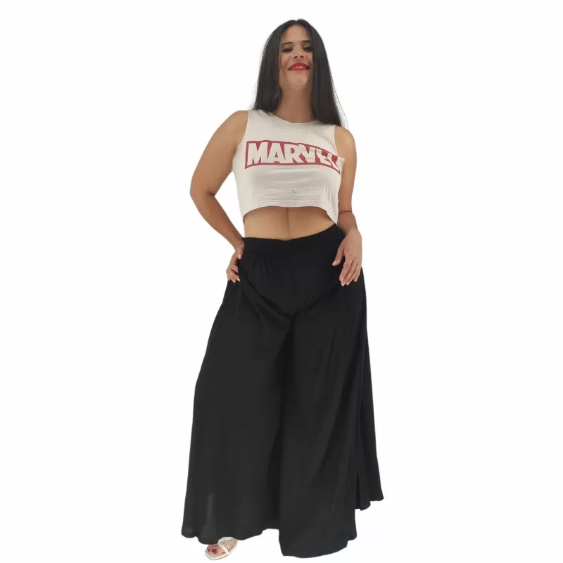 Plus Size Παντελόνα Oversized - Μαύρη Plus Size Παντελόνα Oversized - Μαύρη