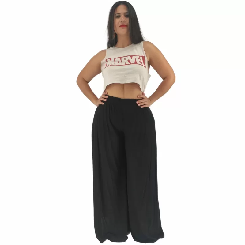Plus Size Παντελόνα Oversized - Μαύρη Plus Size Παντελόνα Oversized - Μαύρη