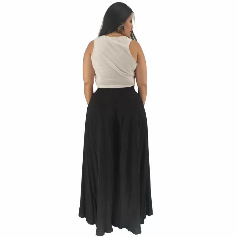 Plus Size Παντελόνα Oversized - Μαύρη Plus Size Παντελόνα Oversized - Μαύρη