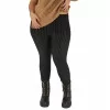 Plus Size Κολάν με Χοντρές Ρίγες - Μαύρο Plus Size Κολάν με Χοντρές Ρίγες - Μαύρο