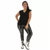 Plus Size Κολάν Δερματίνη - Μαύρο Plus Size Κολάν Δερματίνη - Μαύρο