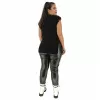 Plus Size Κολάν Δερματίνη - Μαύρο Plus Size Κολάν Δερματίνη - Μαύρο