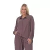 Plus Size Set Πουκάμισα/Παντελόνα - Μωβ Plus Size Set Πουκάμισα/Παντελόνα - Μωβ