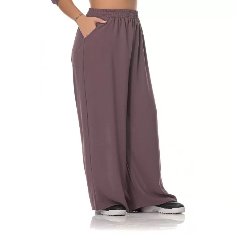 Plus Size Set Πουκάμισα/Παντελόνα - Μωβ Plus Size Set Πουκάμισα/Παντελόνα - Μωβ