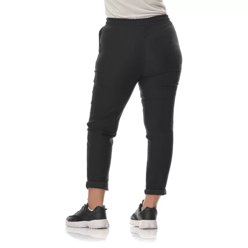 Plus Size Παντελόνι Sport - Μαύρο Plus Size Παντελόνι Sport - Μαύρο