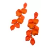 Leafy Earrings - Πορτοκαλί Leafy Earrings - Πορτοκαλί
