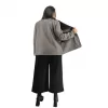 Plus Size Jacket Καστόρ Δίχρωμο - Γκρι/Μαύρο Plus Size Jacket Καστόρ Δίχρωμο - Γκρι/Μαύρο