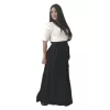 Plus Size Φούστα Maxi - Μαύρο