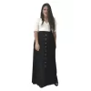 Plus Size Φούστα Maxi - Μαύρο