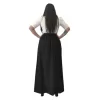 Plus Size Φούστα Maxi - Μαύρο