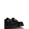 Loafers Chunky Βελούδινα Με Αγκράφα - Μαύρο Loafers Chunky Βελούδινα Με Αγκράφα - Μαύρο