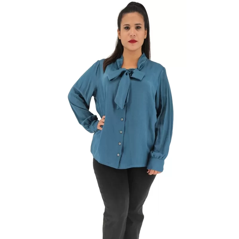 Plus Size Πουκάμισο - Μαύρο Plus Size Πουκάμισο - Μαύρο