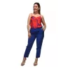 Plus Size Παντελόνι Tailored - Μπλε Ρουά Plus Size Παντελόνι Tailored - Μπλε Ρουά