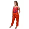 Plus Size Παντελόνι Tailored - Κοραλί Plus Size Παντελόνι Tailored - Κοραλί